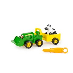 Купити Конструктор John Deere Kids Трактор із ковшем і причепом (47209) в Україні