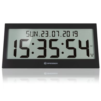 Купить Часы настенные Bresser Jumbo LCD Black (7001802CM3000) в Украине
