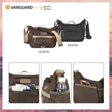 Купити Сумка Vanguard VEO GO 21M Khaki-Green (VEO GO 21M KG) в Україні