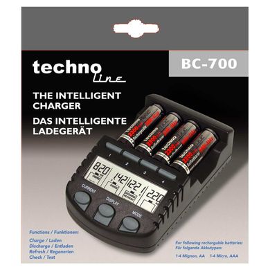 Купити Зарядний пристрій Technoline BC700 (BC700) в Україні
