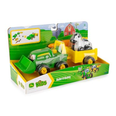 Купити Конструктор John Deere Kids Трактор із ковшем і причепом (47209) в Україні