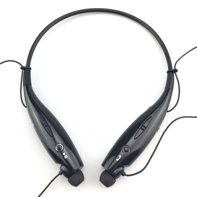 Купити Бездротові навушники на шию блютуз Heonyirry HBS-730, з мікрофоном, чорні в Україні