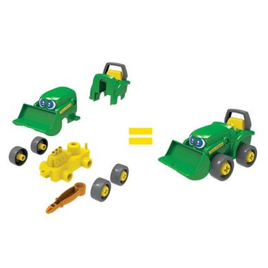 Купити Конструктор John Deere Kids Трактор із ковшем і причепом (47209) в Україні