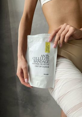 Купить Курс Антицеллюлитных обертываний с маслом ксимении Hillary Anti-cellulite Bandage African Ximenia в Украине