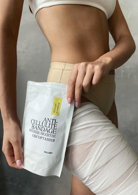 Купить Курс Антицеллюлитных обертываний с маслом ксимении Hillary Anti-cellulite Bandage African Ximenia в Украине