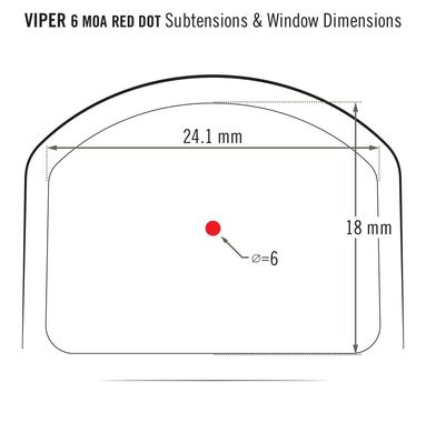 Купити Приціл коліматорний Vortex Viper Red Dot 6 MOA (VRD-6) в Україні