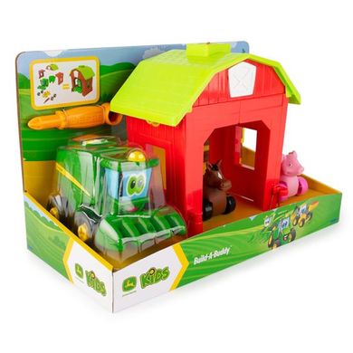 Купити Конструктор John Deere Kids Збери трактор із загоном (47210) в Україні