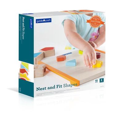 Купити Рамка-вкладиш Guidecraft Manipulatives Фігури (G6733) в Україні