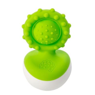 Купити Прорізувач-неваляшка Fat Brain Toys dimpl wobl зелений (F2173ML) в Україні