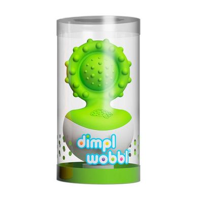 Купити Прорізувач-неваляшка Fat Brain Toys dimpl wobl зелений (F2173ML) в Україні