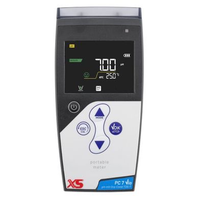 Купить Портативний pH-метр/кондуктометр XS PC 7 Vio DHS Complete Kit (з електродом 201T DHS та електрохімічною коміркою 2301T) в Украине