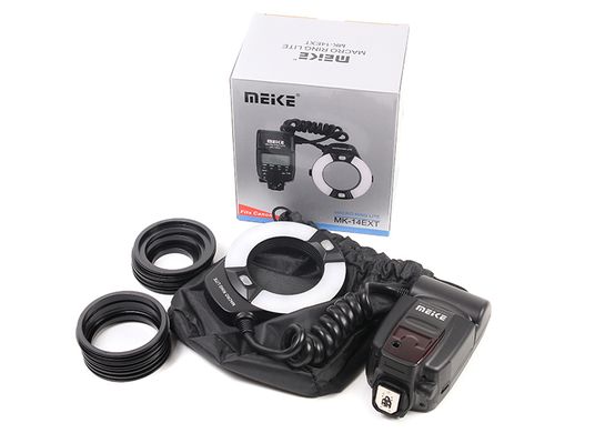 Купить Кольцевая макровспышка Meike для Canon MK-14EXT (RT960125) в Украине