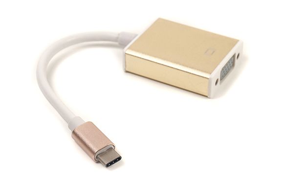 Купити Кабель PowerPlant USB Type-C - VGA, 15cm (DV00DV4064) в Україні