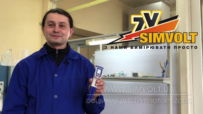 Купить рН/ОВП*-метр/термометр водозащищенный c АКТ Ezodo 7011 в Украине