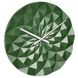 Часы настенные TFA «Diamond» 60306304, 3-D форма, зеленый металлик