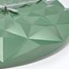 Часы настенные TFA «Diamond» 60306304, 3-D форма, зеленый металлик