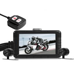 Купити Відеореєстратор для мотоцикла на 2 камери з пультом управління FHD SE100, HD 720P в Україні