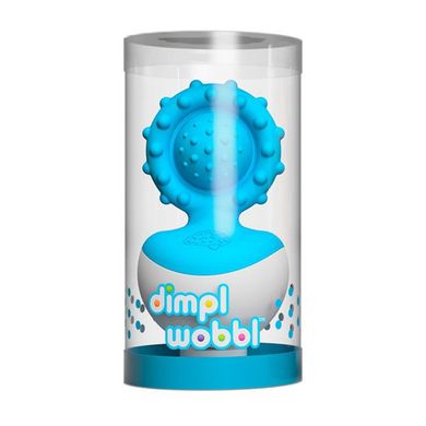 Купити Прорізувач-неваляшка Fat Brain Toys dimpl wobl блакитний (F2174ML) в Україні