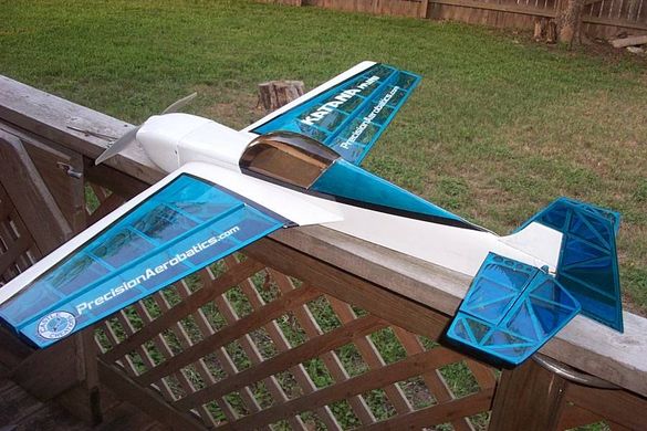Купити Літак радіокерований Precision Aerobatics Katana Mini 1020мм KIT (синій) в Україні