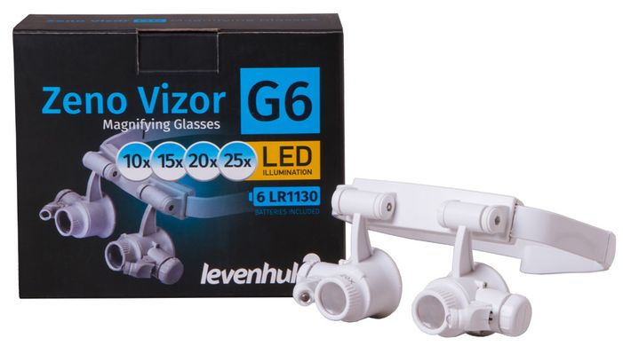 Купить Лупа-очки Levenhuk Zeno Vizor G6 в Украине