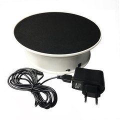 Поворотний стіл для предметної зйомки і 3D фото Heonyirry C366, діаметр 20 см, чорний