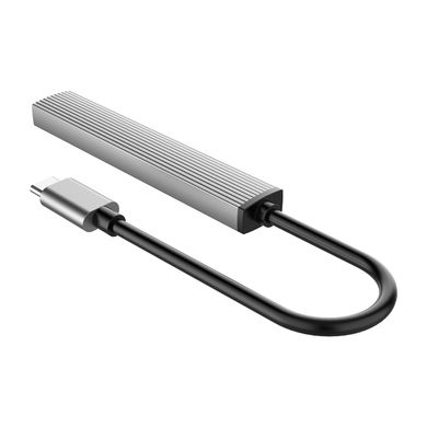 Купить USB-хаб ORICO Type-C - USB3.0, 2xUSB2.0, TF (AH-12F-GY-BP) (CA913541) в Украине