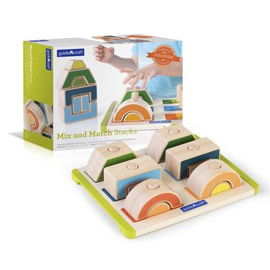 Купить Деревянный сортер Guidecraft Manipulatives Чередование и сочетание (G6735) в Украине