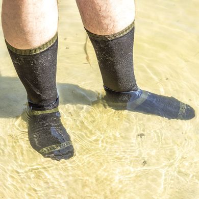 Купити Шкарпетки водонепроникні Dexshell Trekking, р-р L, з зеленою смужкою в Україні