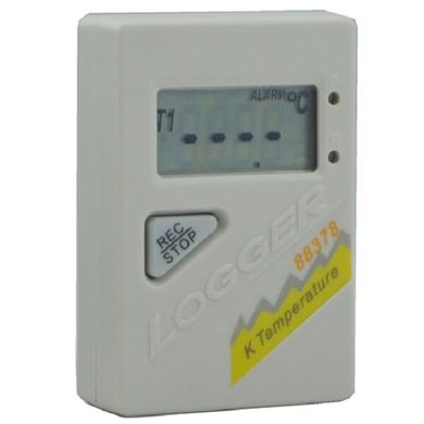 Купить Двухканальный логгер температуры с термопарой К-типа AZ-88378 в Украине