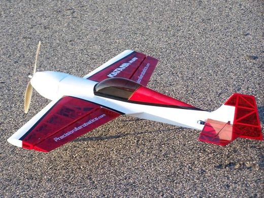 Купить Самолёт радиоуправляемый Precision Aerobatics Katana Mini 1020мм KIT (красный) в Украине