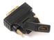 Переходник PowerPlant HDMI AF – DVI (24+1) AM, 360 градусов (KD00AS1301)