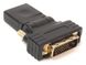 Переходник PowerPlant HDMI AF – DVI (24+1) AM, 360 градусов (KD00AS1301)