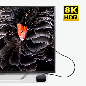 Купити Відео кабель PowerPlant HDMI (M) - HDMI (M), 2.1V, Ultra HD 8K, eARC, 28AWG, 5м (CA913220) в Україні