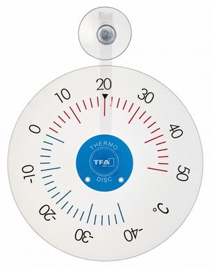 Купить Термометр оконный на присоске TFA 146020, пластик в Украине