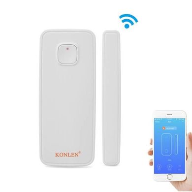 Купити Розумний wifi датчик відкриття дверей або вікон Konlen KL-WD001, Iphone & Android App в Україні