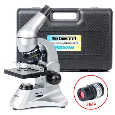 Купить Микроскоп SIGETA PRIZE NOVUM 20x-1280x с камерой 2Mp (в кейсе) в Украине