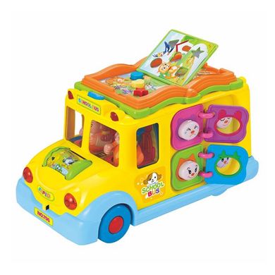 Купить Музыкальная развивающая игрушка Hola Toys Школьный автобус (796) в Украине