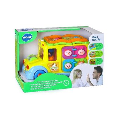 Купить Музыкальная развивающая игрушка Hola Toys Школьный автобус (796) в Украине