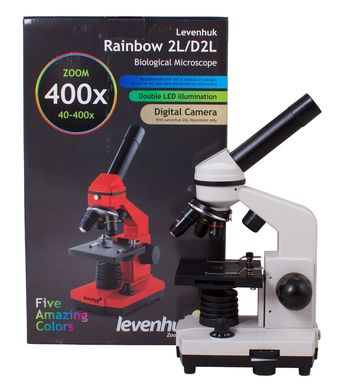 Купить Микроскоп Levenhuk Rainbow 2L Orange\Апельсин в Украине