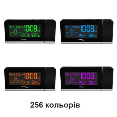 Купить Часы проекционные Technoline WT539 Black (WT539) в Украине