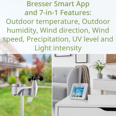 Купити Метеостанція Bresser Smart Home 7-in-1 Weather Center ClimateConnect (7003600GYE000) в Україні