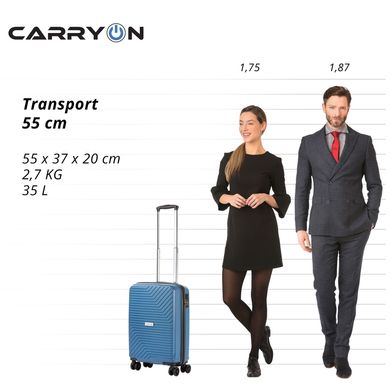 Купити Валіза CarryOn Transport (S) Blue Jeans (502407) в Україні