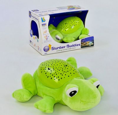 Купити Іграшка-Нічник JC Toys Slumber Buddies Лягушонок JLD 333-36 A з проектором Зелений (2-JLD333-36A-72299) в Україні
