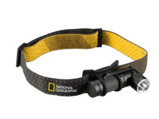 Купить Фонарь National Geographic ILUMINOS LED 450 Lm USB Rechargeable с налобным креплением в Украине