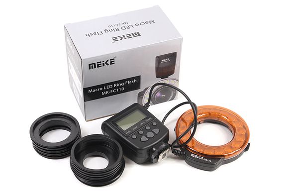 Купити Кільцевий макроспалах Meike FC110 (SKWLEDR) в Україні