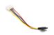 SATA-кабель PowerPlant MOLEX-SATA (CC-SATA-PS) 0,15м CA910953
