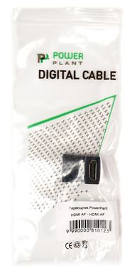 Купити Перехідник PowerPlant HDMI AF - HDMI AF, кутовий (KD00AS1305) в Україні