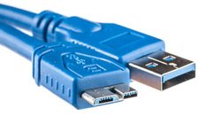 Купити Кабель PowerPlant USB 3.0 AM - Micro, 0.1м (KD00AS1229) в Україні