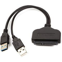 Купити Адаптер PowerPlant 2*USB 3.0 - SATA III, 15 см (CA913138) в Україні