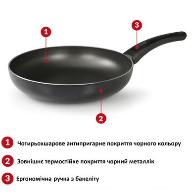 Купить Сковорода Flonal Milano 28 см (GMRPB2842) в Украине